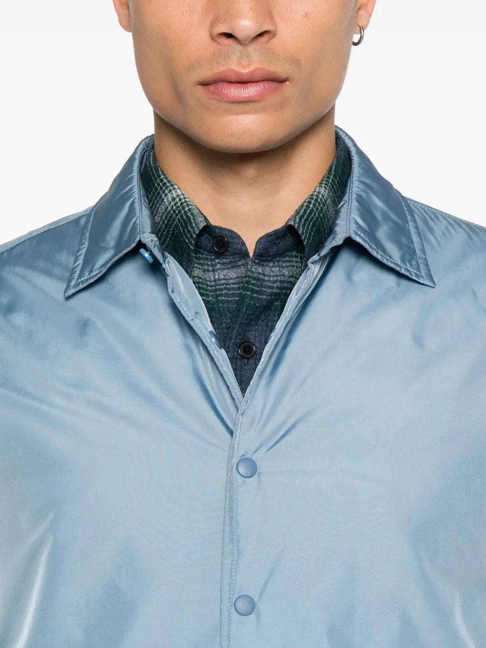 ASPESI Shirtjack met lange mouwen Blauw