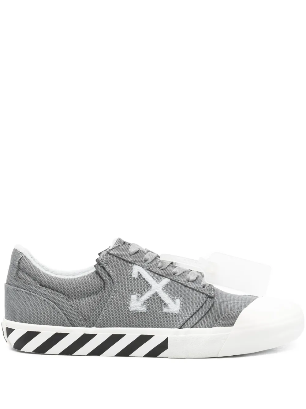 Off-White canvas sneakers | Grey | Image 1