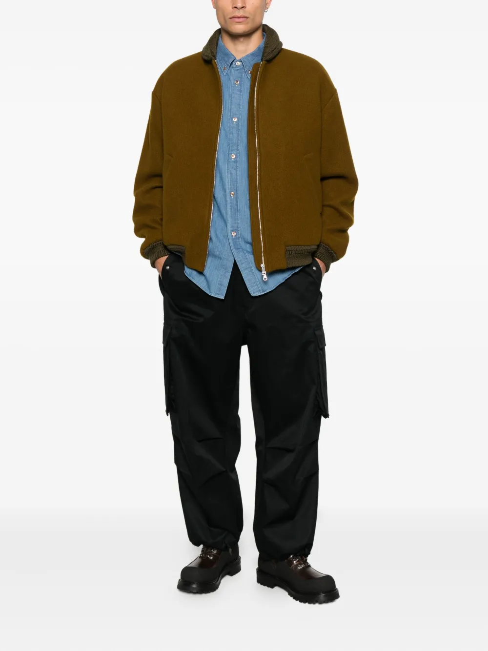 Nine In The Morning cargo drawstring-waist trousers | Pants | Image 2