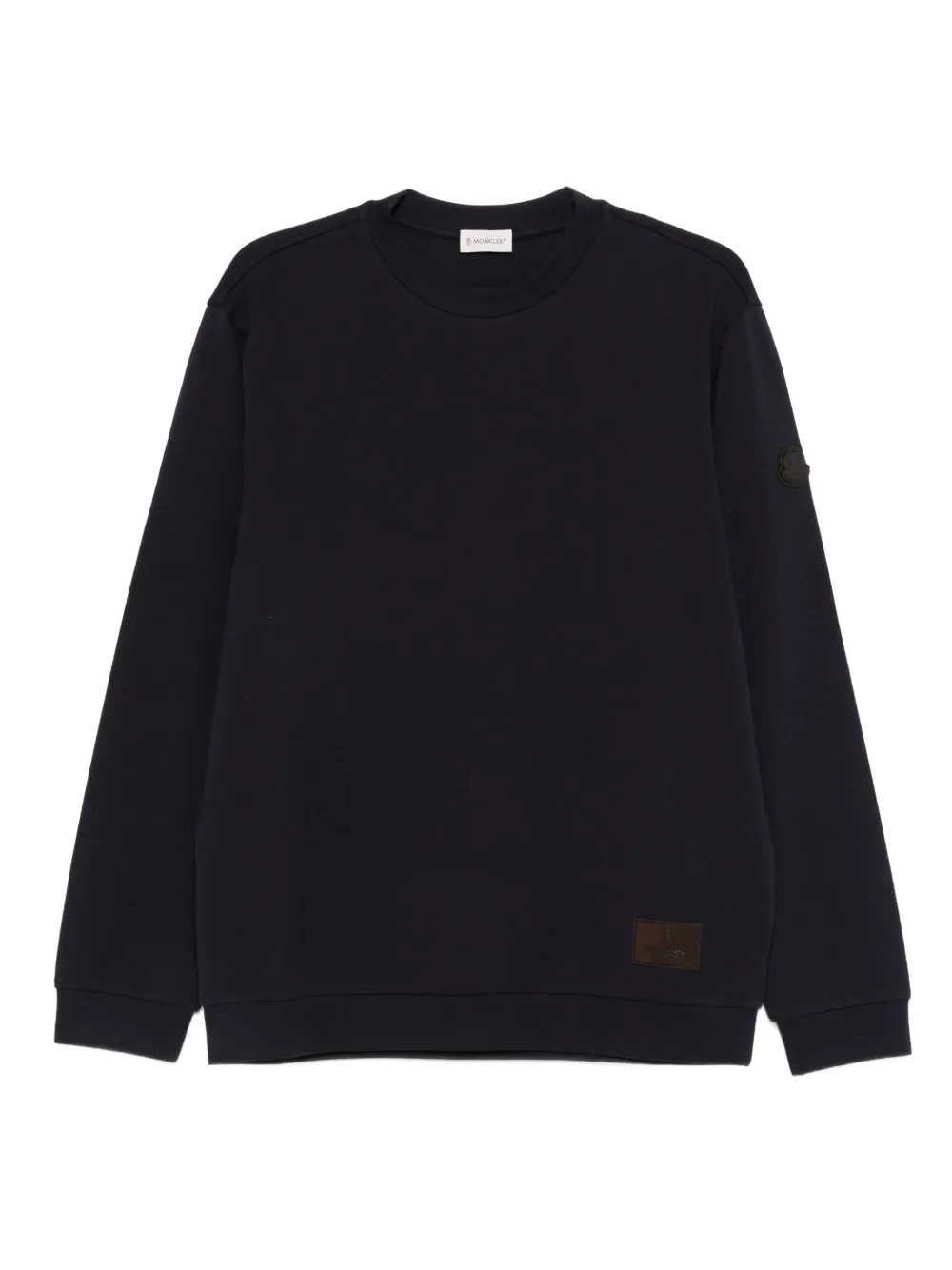 Moncler Felpa con applicazione | blu | Image 1