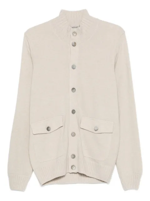 Fileria flap-pocket buttoned cardigan