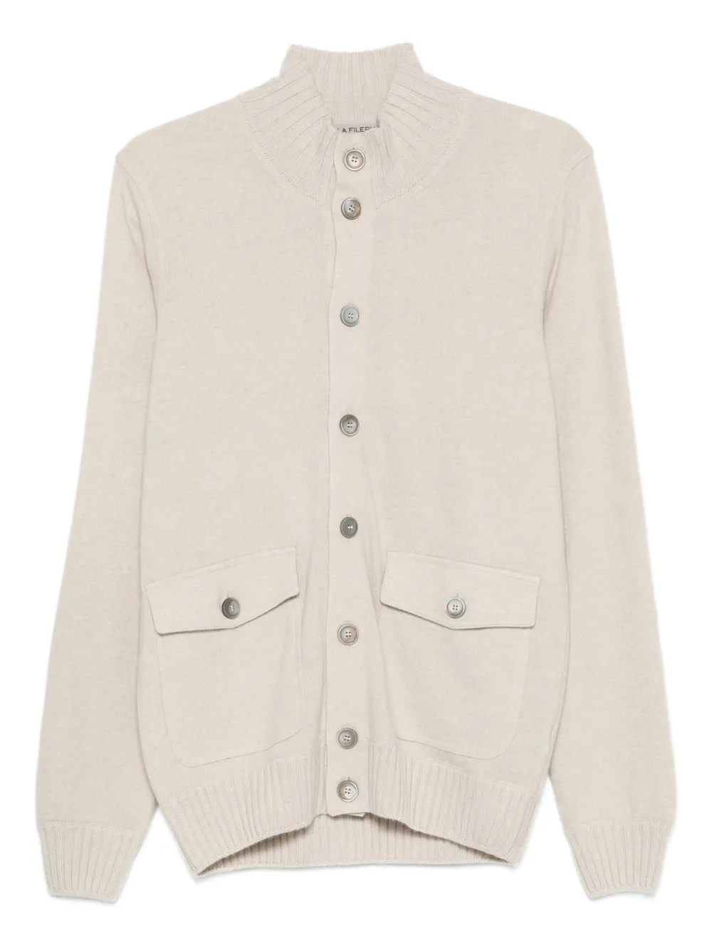 Fileria flap-pocket buttoned cardigan | Neutrals | Image 1