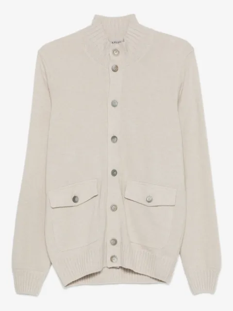 Fileria flap-pocket buttoned cardigan