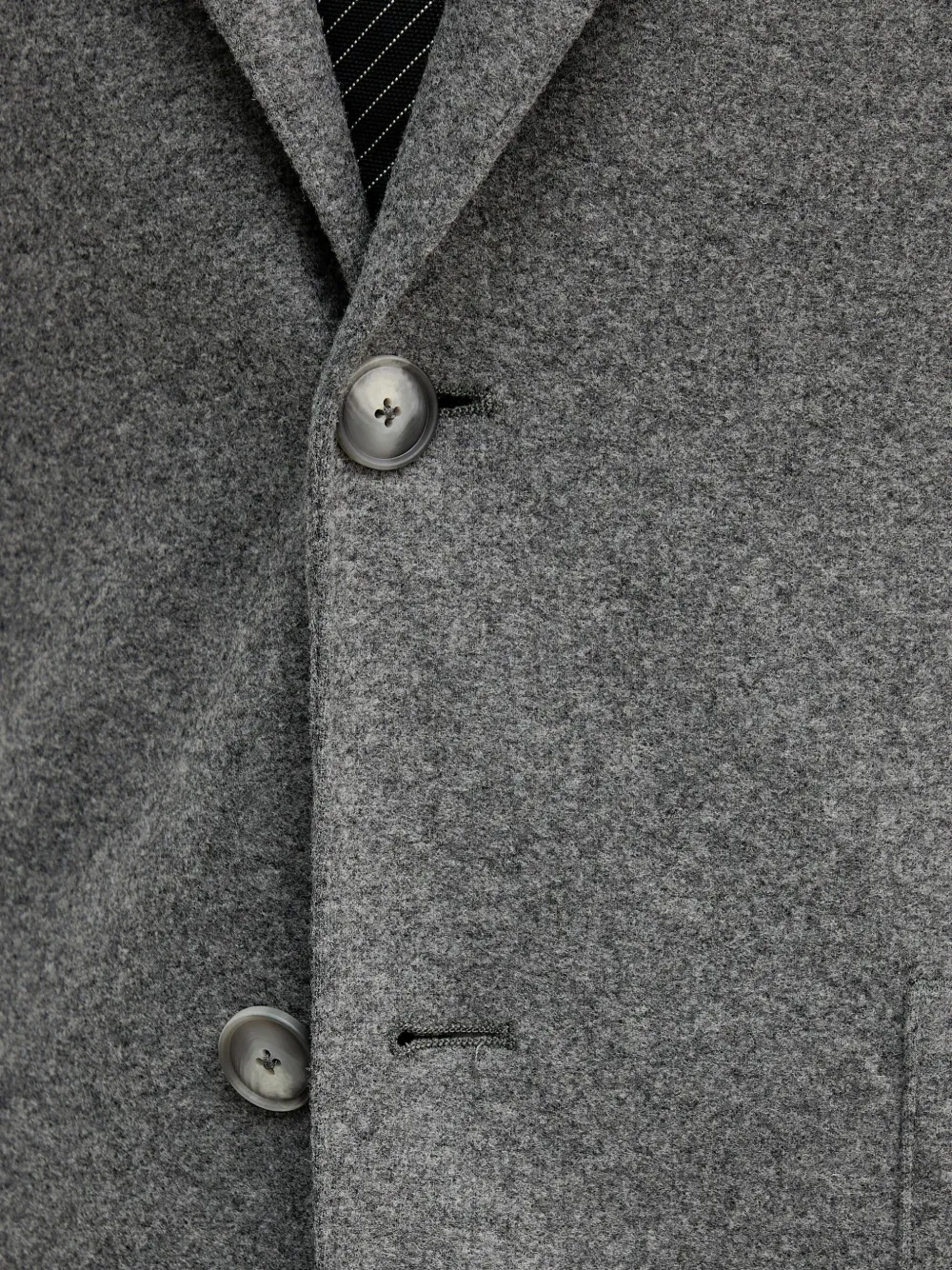 BOSS Blazer met enkele rij knopen Grijs