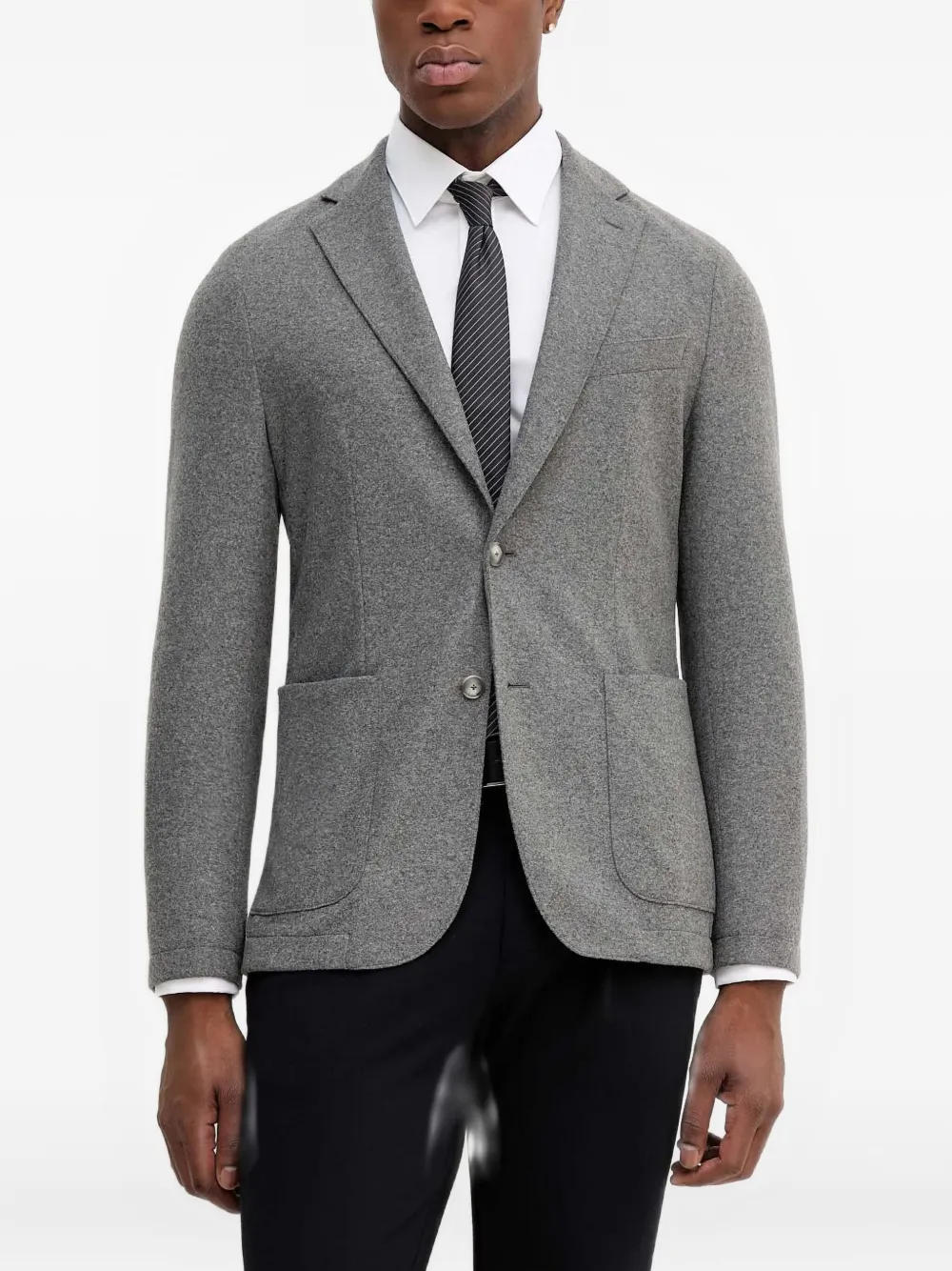 BOSS blazer à simple boutonnage | gris | Image 1