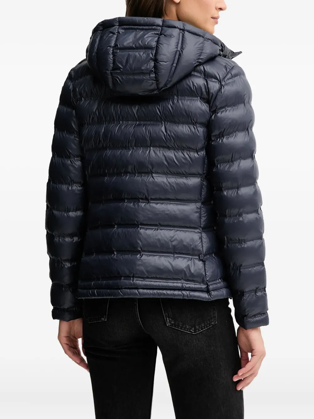 Blauer Hooded-neckline Padded Jacket In Blue