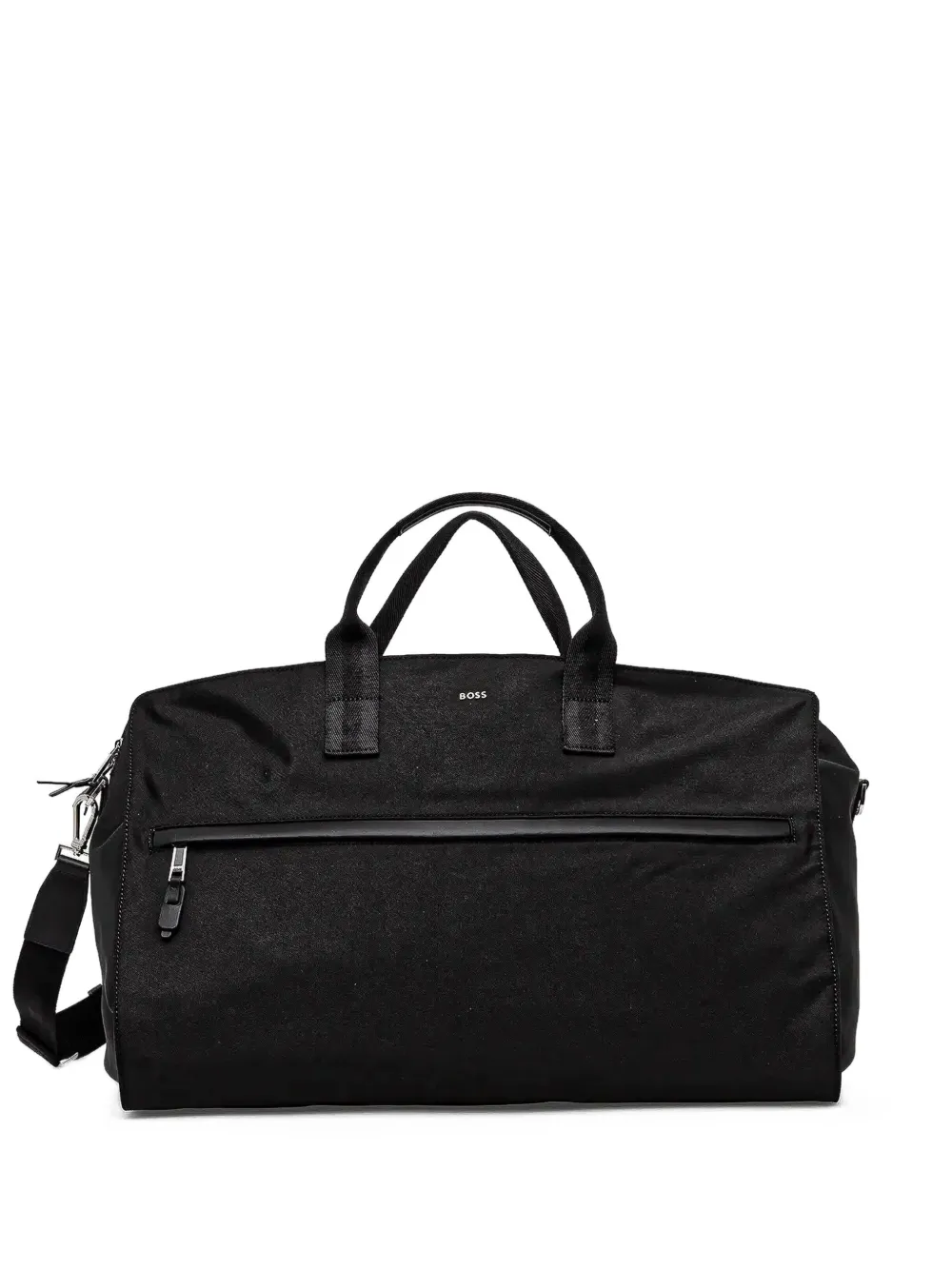 BOSS logo-detail zipped duffle bag | Black | Image 1