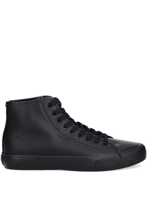 BOSS lace-up hi-top sneakers