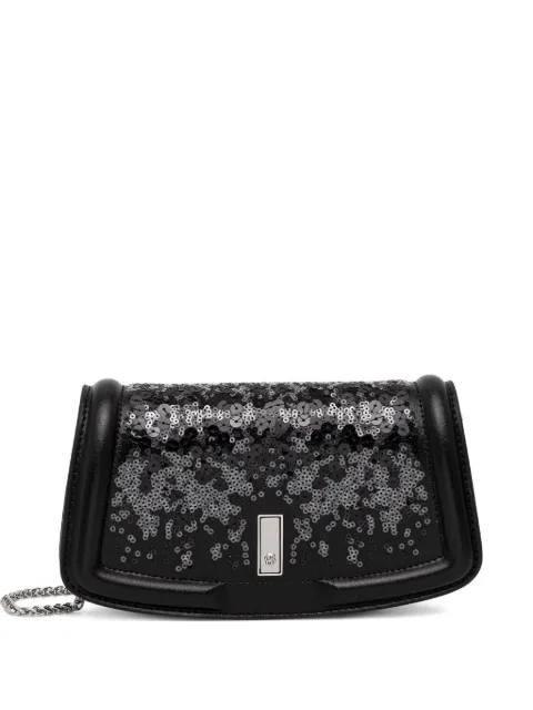 BOSS sequin-embellishment chain cluch bag
