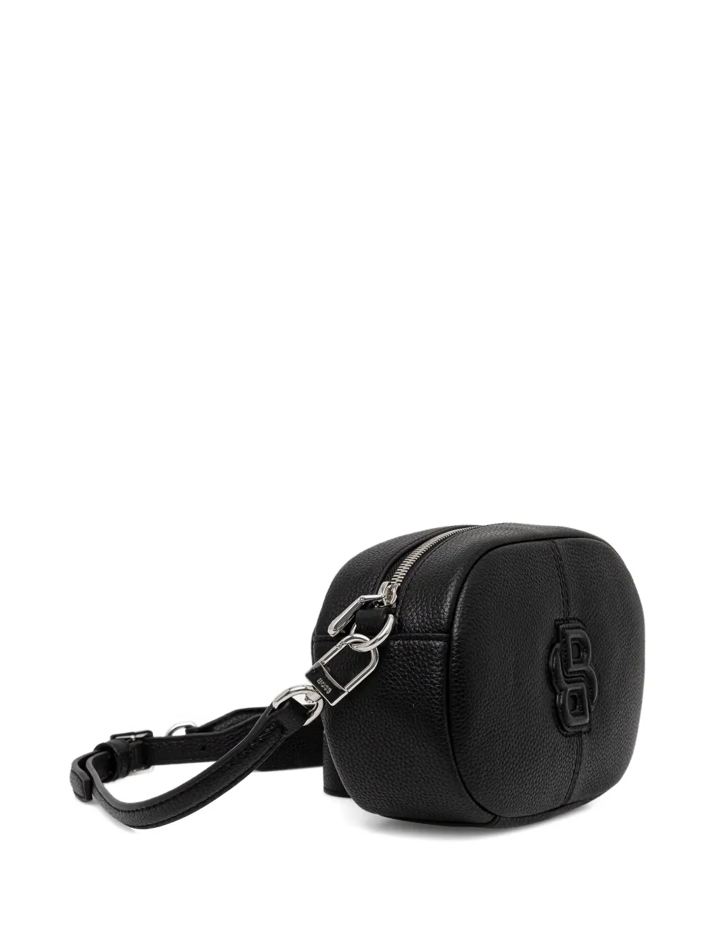 Hugo Boss Embossed-logo Cross Body Bag In Black