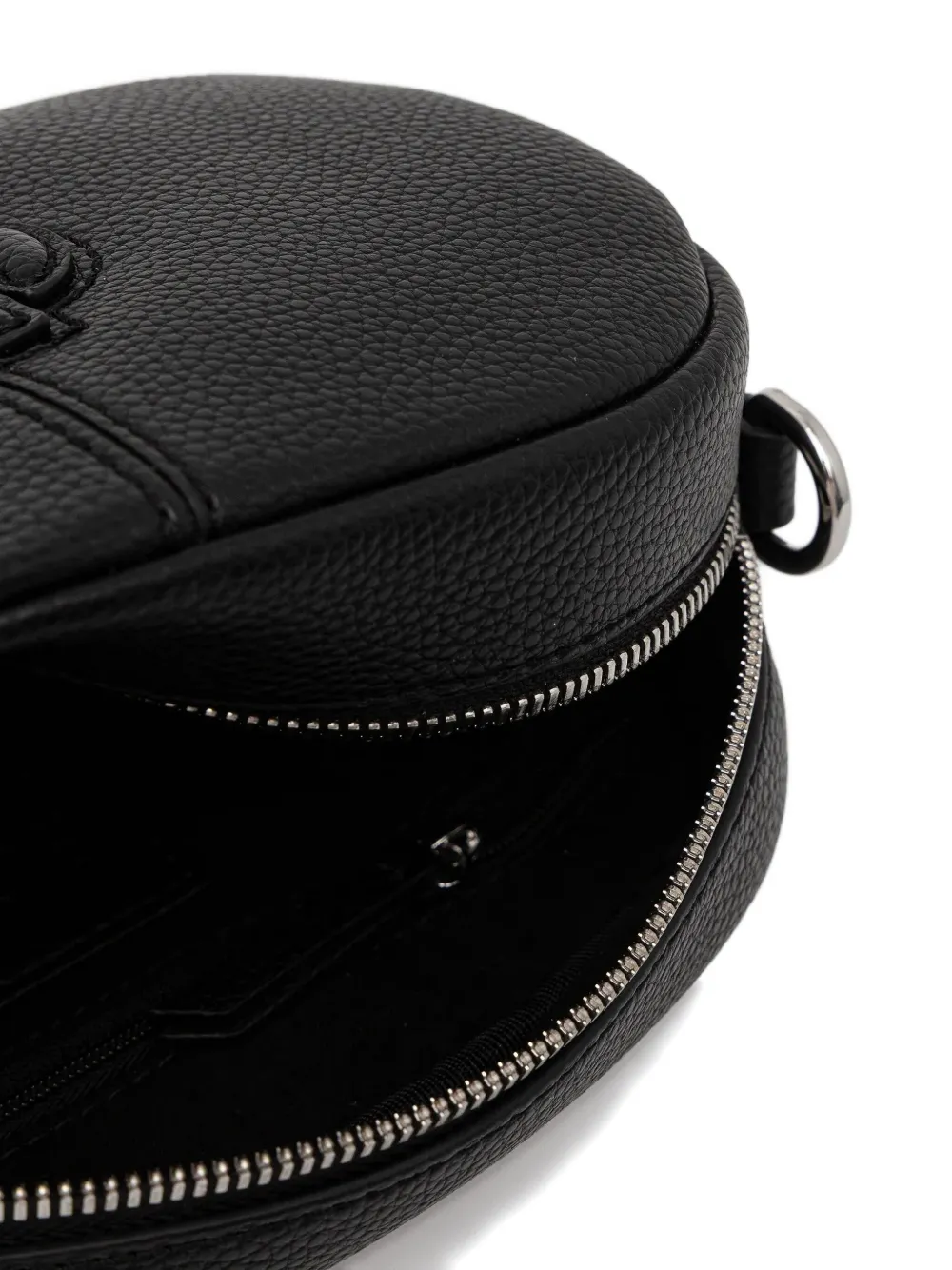 Hugo Boss Embossed-logo Cross Body Bag In Black