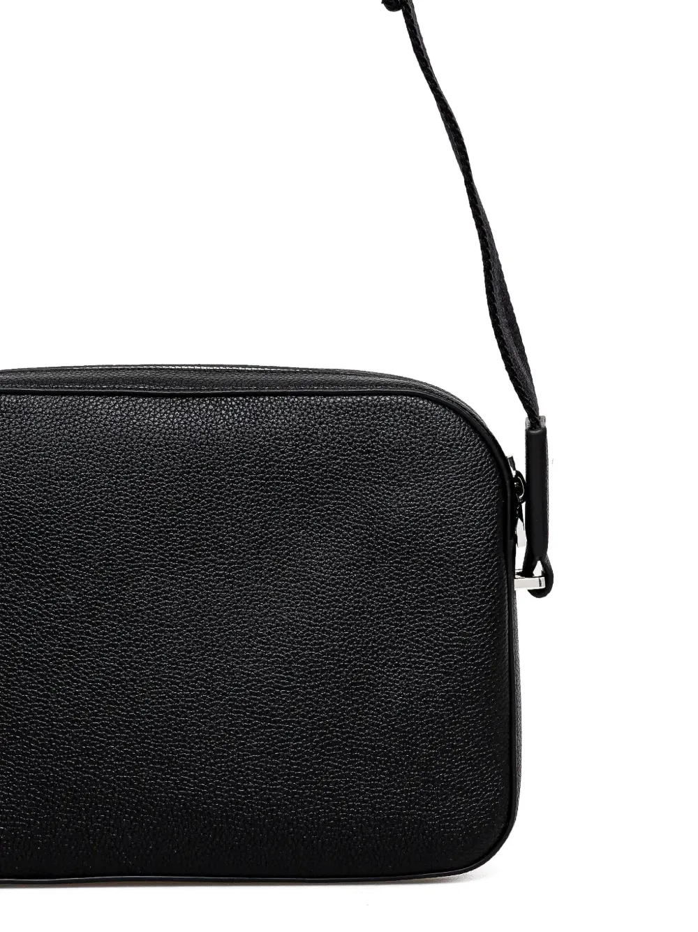 BOSS Messengertas met logodetail Zwart