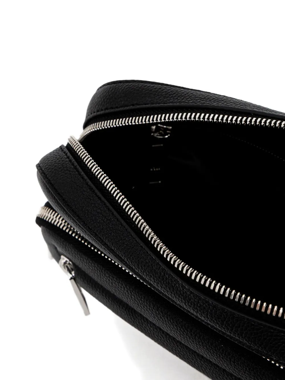 BOSS Messengertas met logodetail Zwart