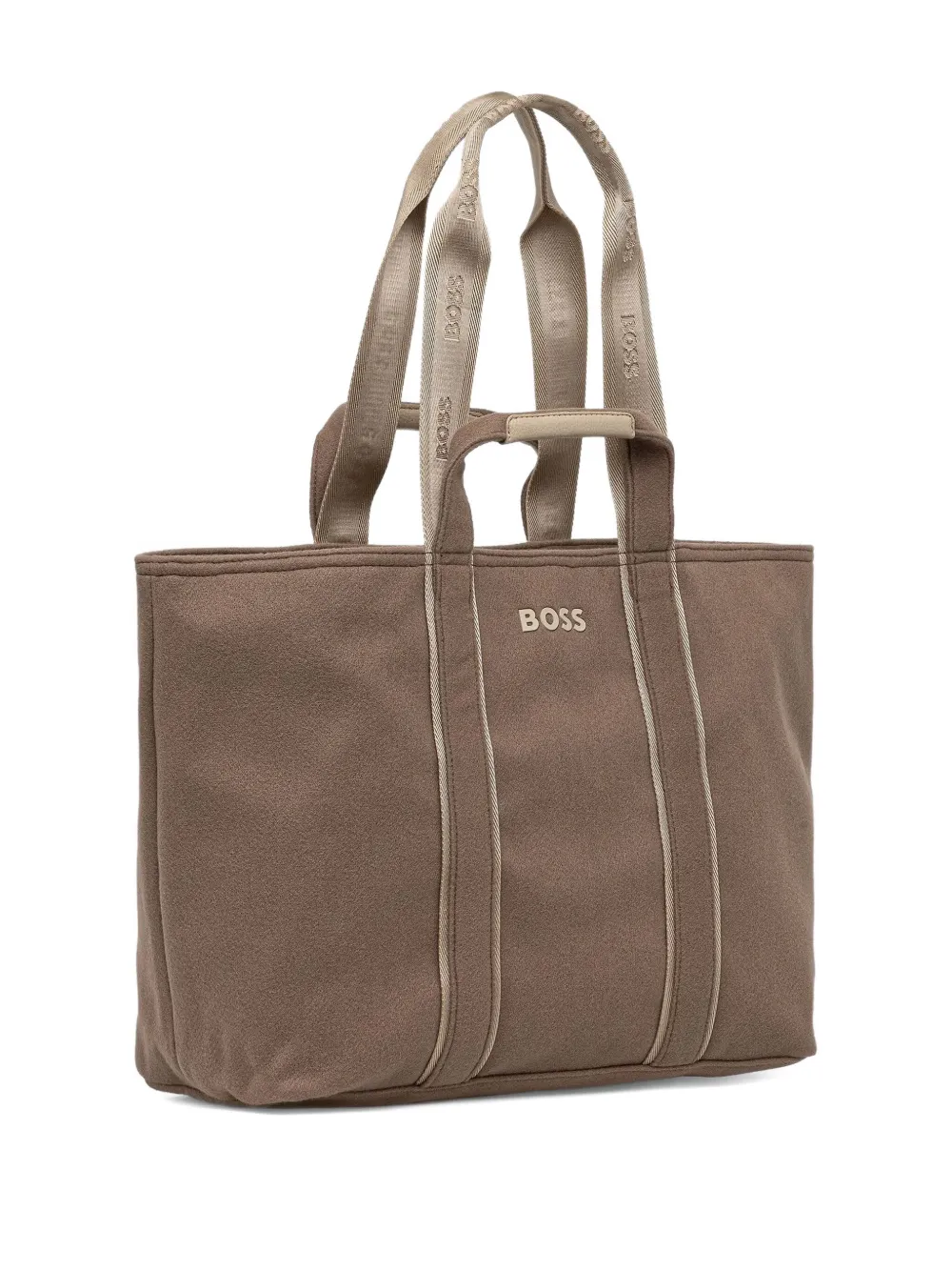 BOSS logo-detail tote bag - Bruin