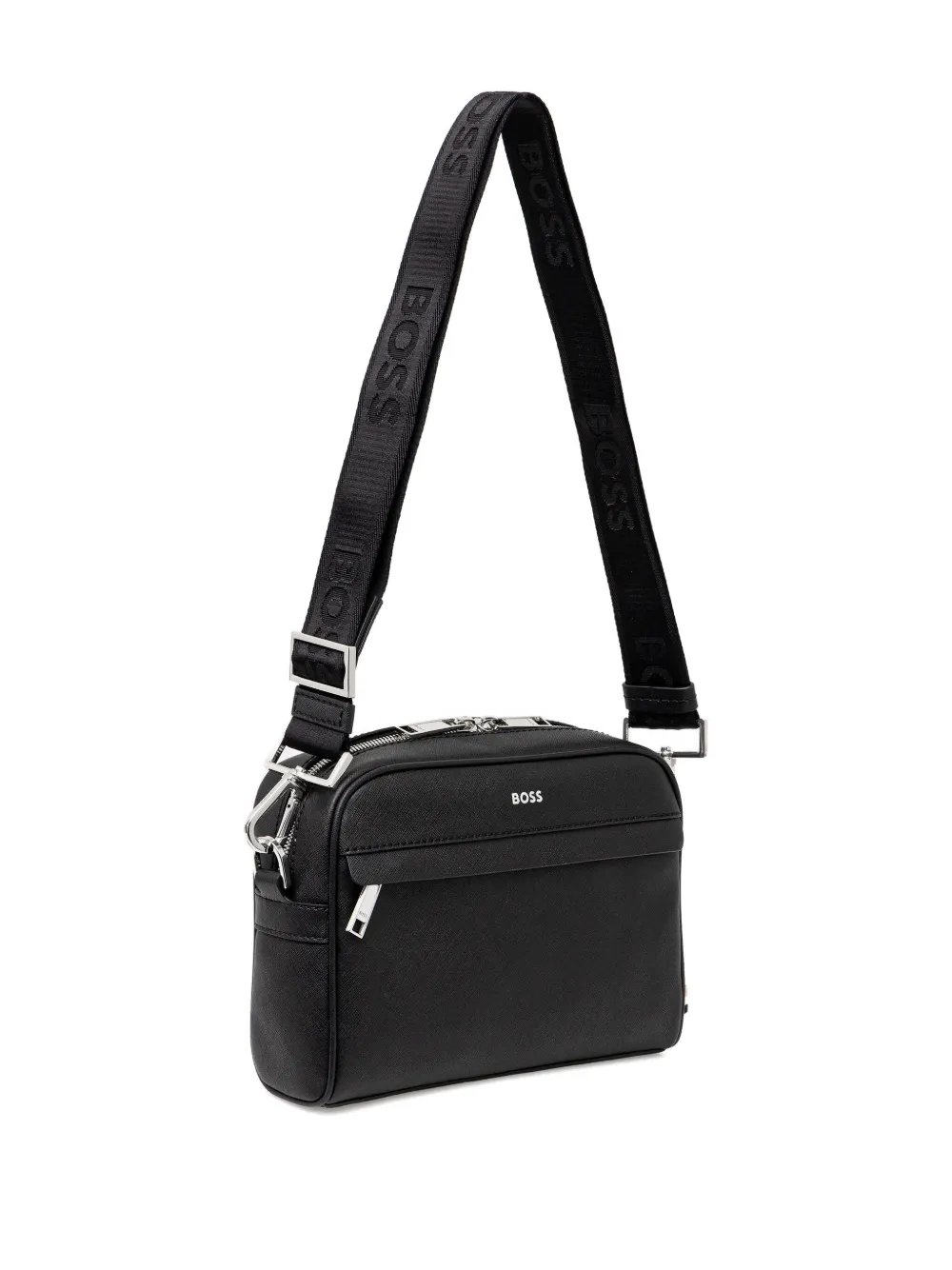 BOSS strap messenger bag - Zwart