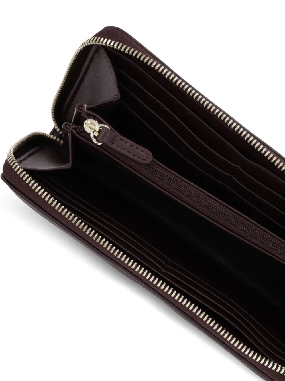 BOSS Portemonnee met logoplakkaat Bruin