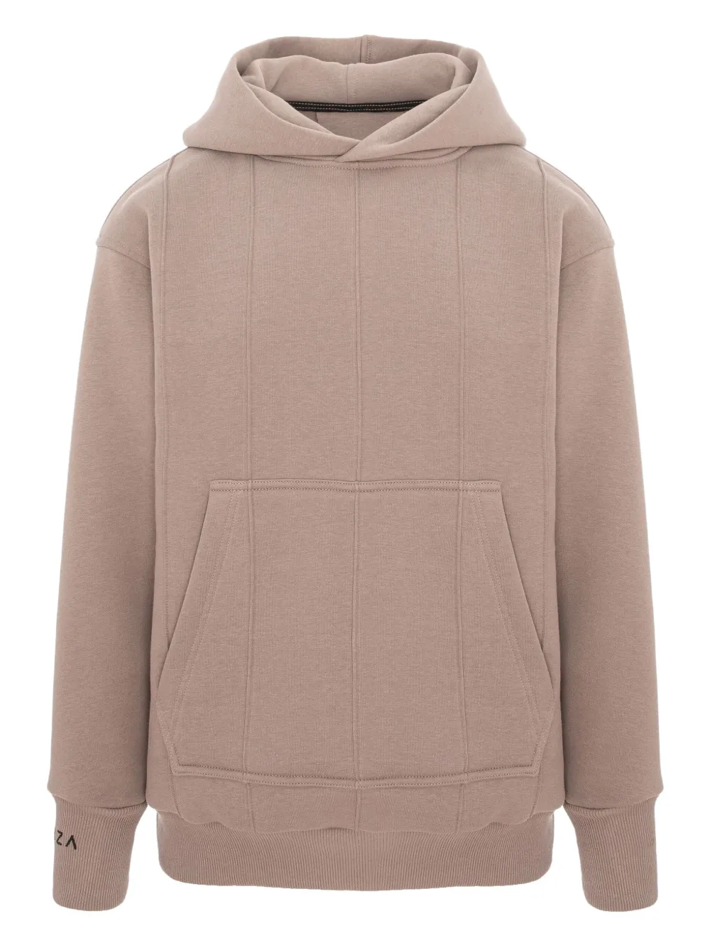 Hamza 247 Panelled Pocket Hoodie In Neutral