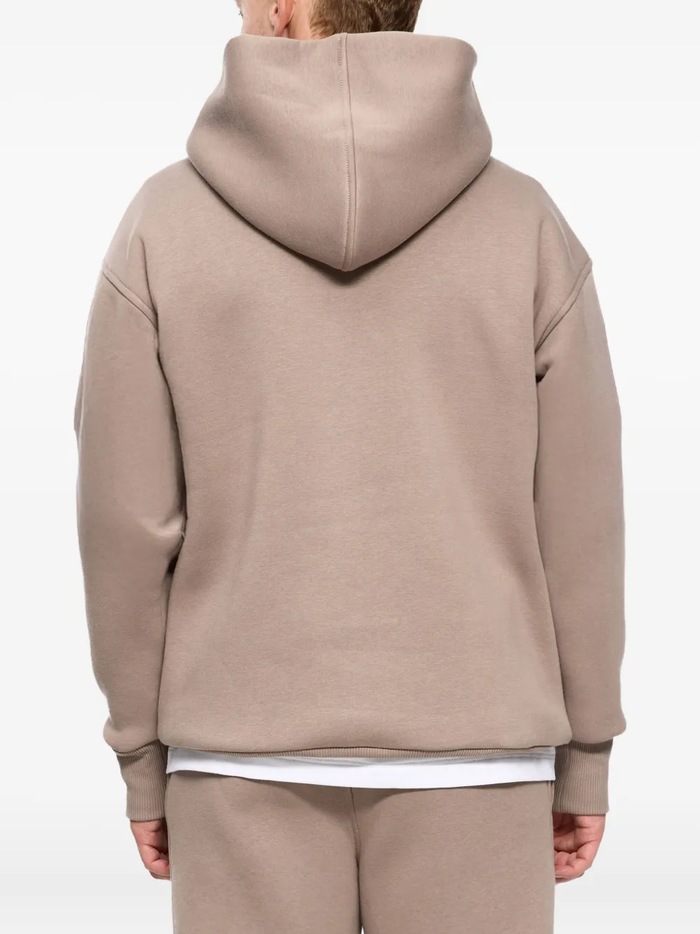 Hamza 247 Panelled Pocket Hoodie In Neutral
