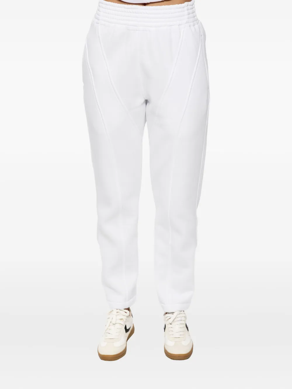 HAMZA Kora trainingsbroek met naaddetail Wit