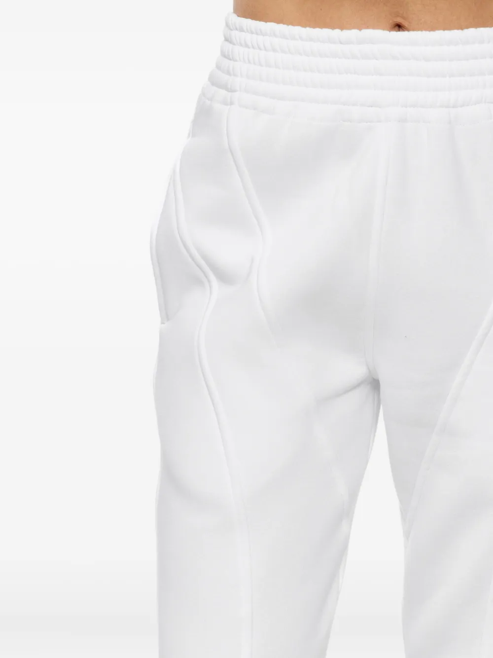 HAMZA Kora trainingsbroek met naaddetail Wit