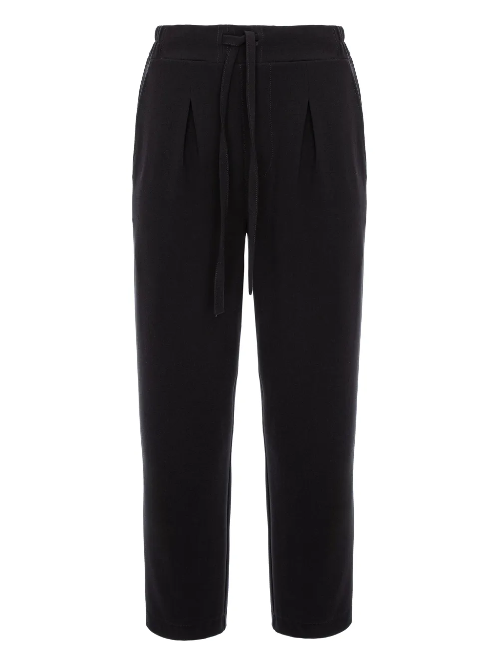 HAMZA drawstring pleated trousers | negro | Image 1