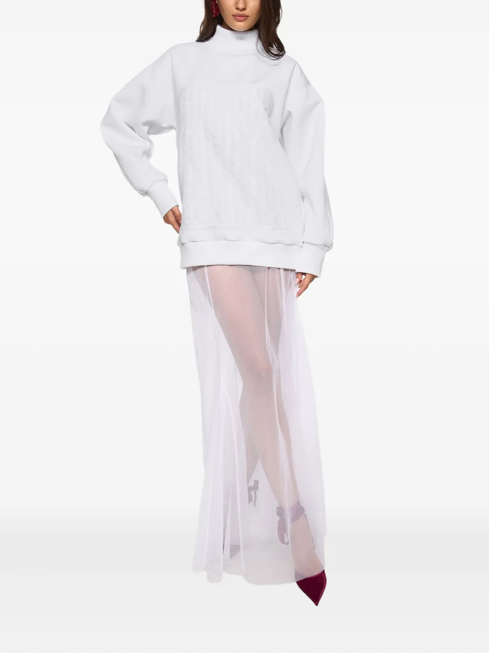 HAMZA Kora turtleneck sweatshirt | Sweaters | Image 2