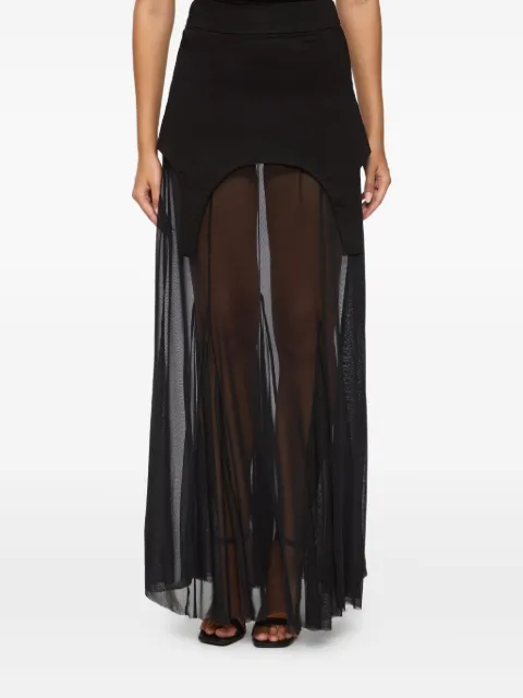 HAMZA tulle maxi skirt
