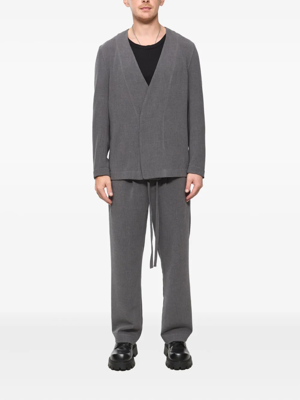HAMZA V-neck jacket | Blazers | Image 2