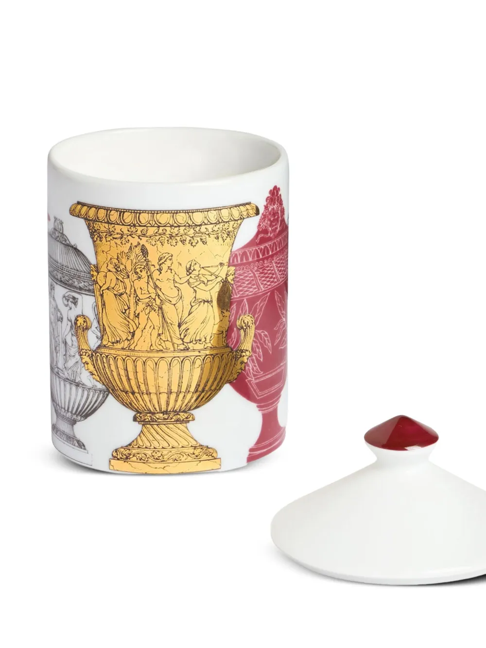 Fornasetti Se Poi printed candle (310g) | Candles | Image 2