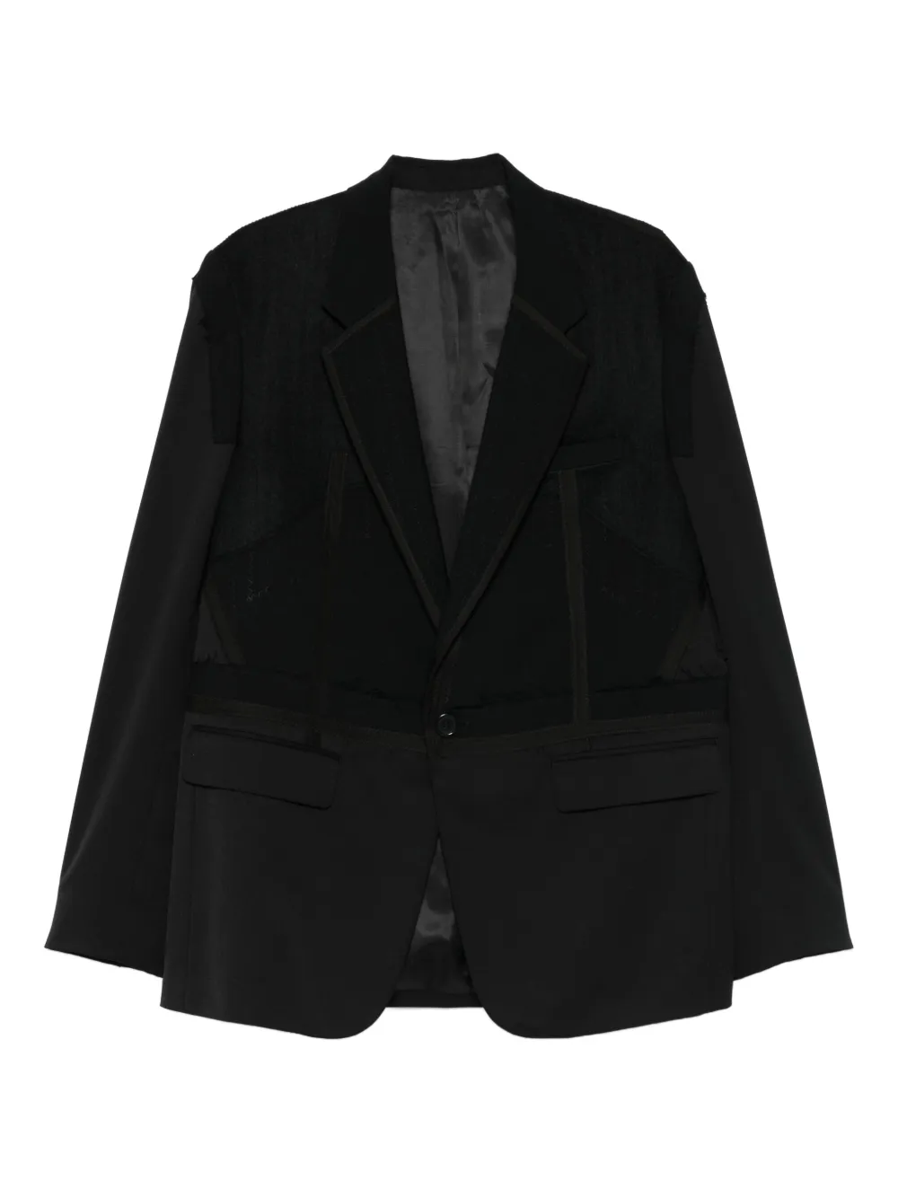 Undercover blazer à simple boutonnage | noir | Image 1