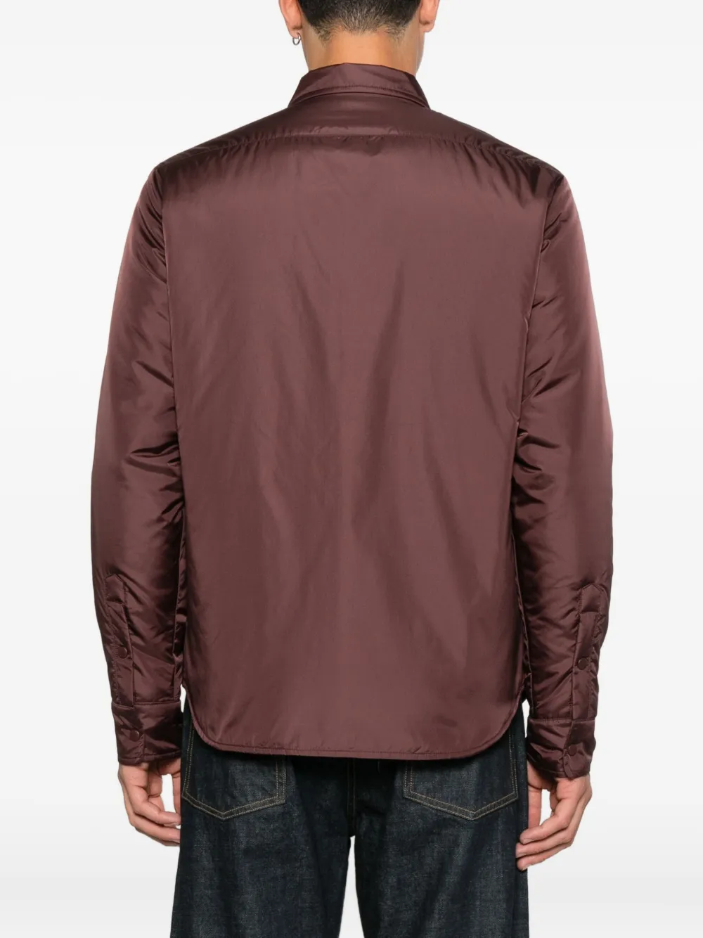 ASPESI Shirtjack met lange mouwen Bruin