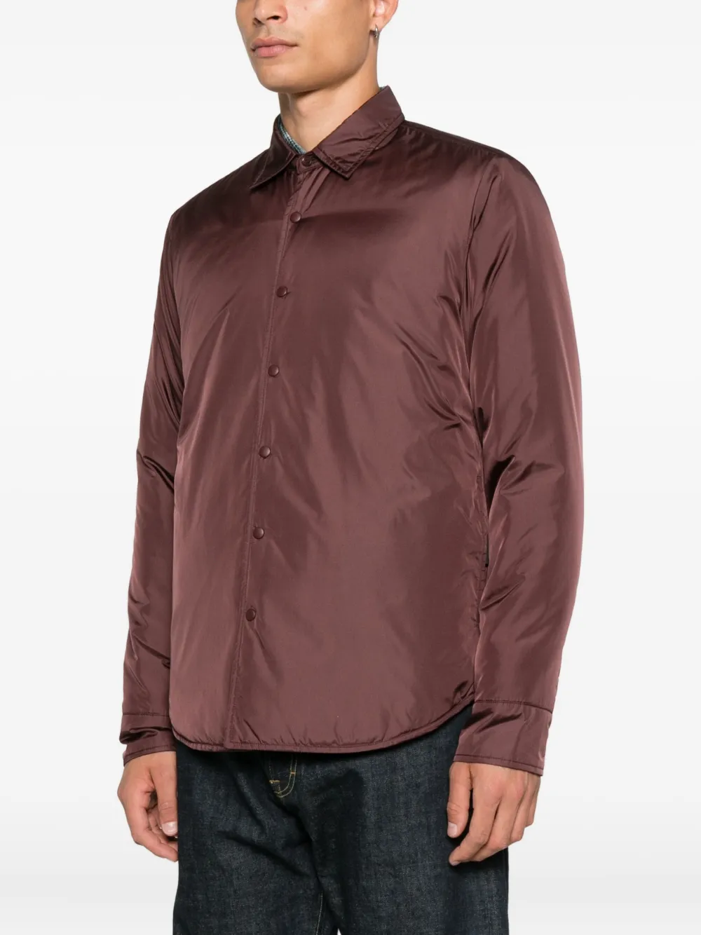 ASPESI Shirtjack met lange mouwen Bruin