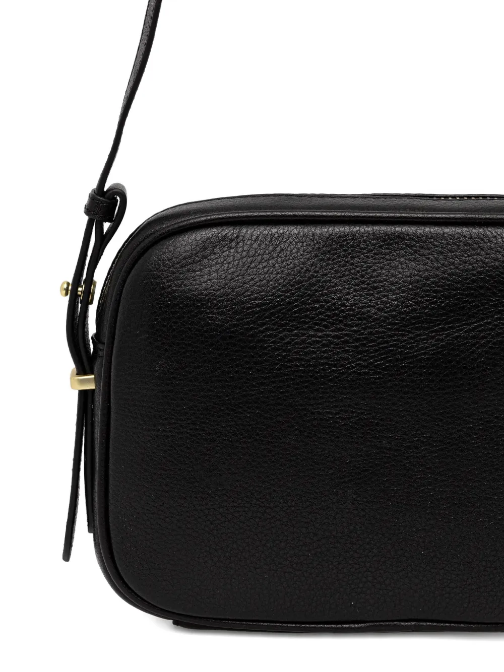 Barbour Daphne leren crossbodytas Zwart