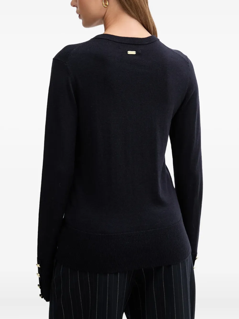 Barbour Button-embellishment Sweater In Black