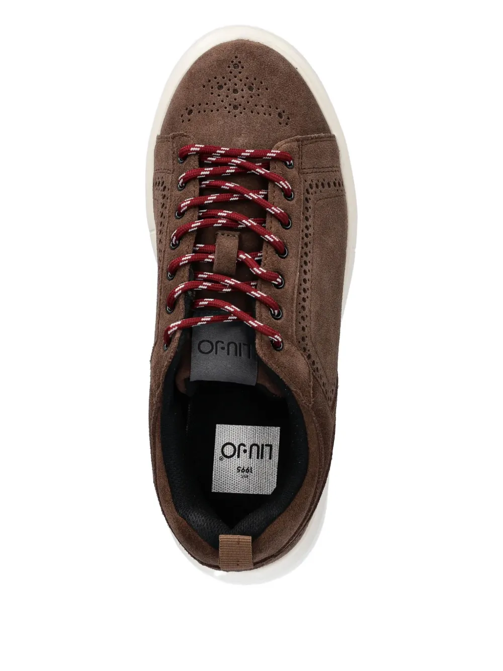 Liu •jo Perforated Sneakers In Brown