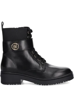 Dolce & Gabbana Bota Com Logo Na Fivela | Preto | FARFETCH BR