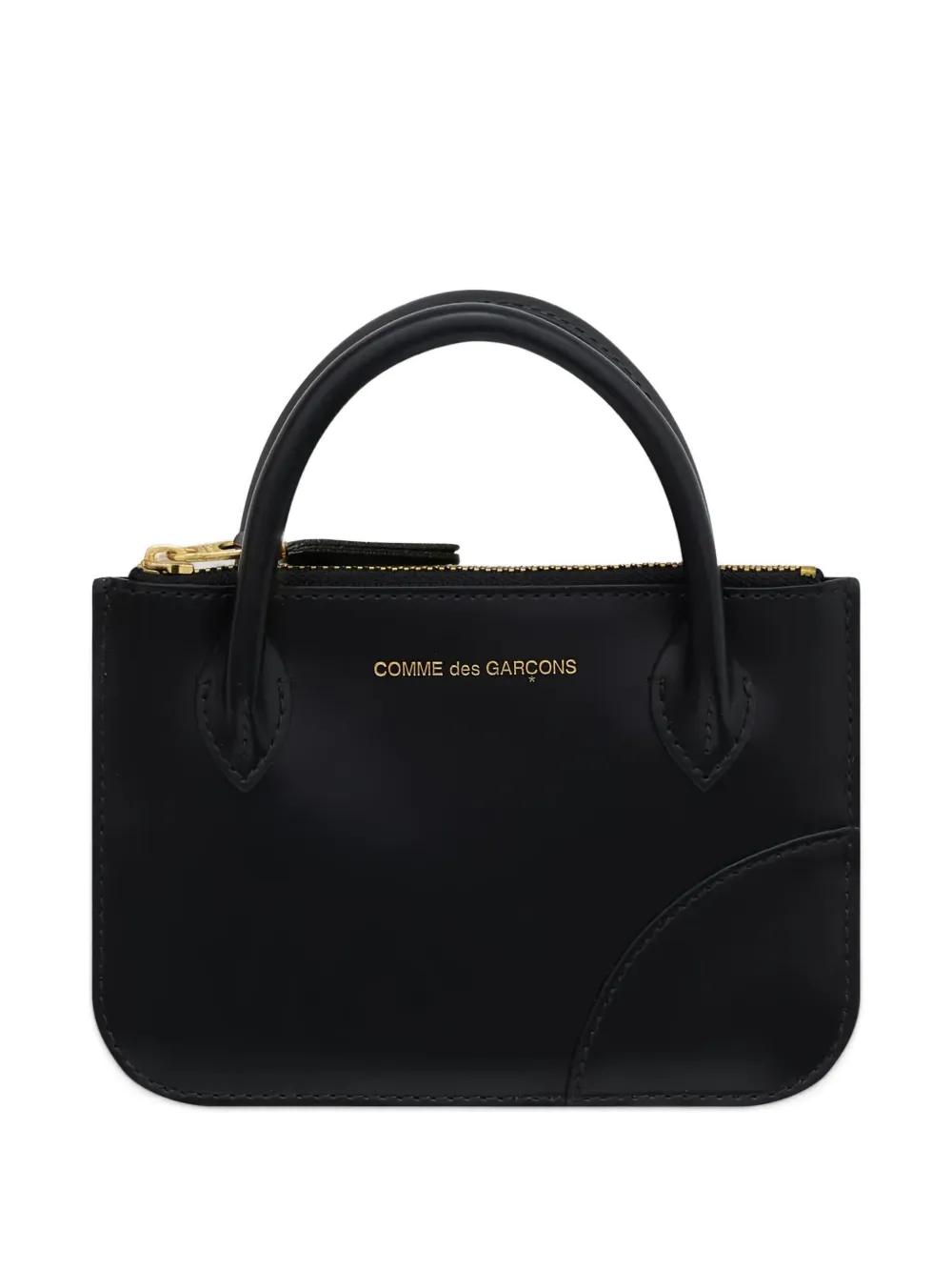 Comme Des Garçons Wallet top handle zip wallet | Black | Image 1