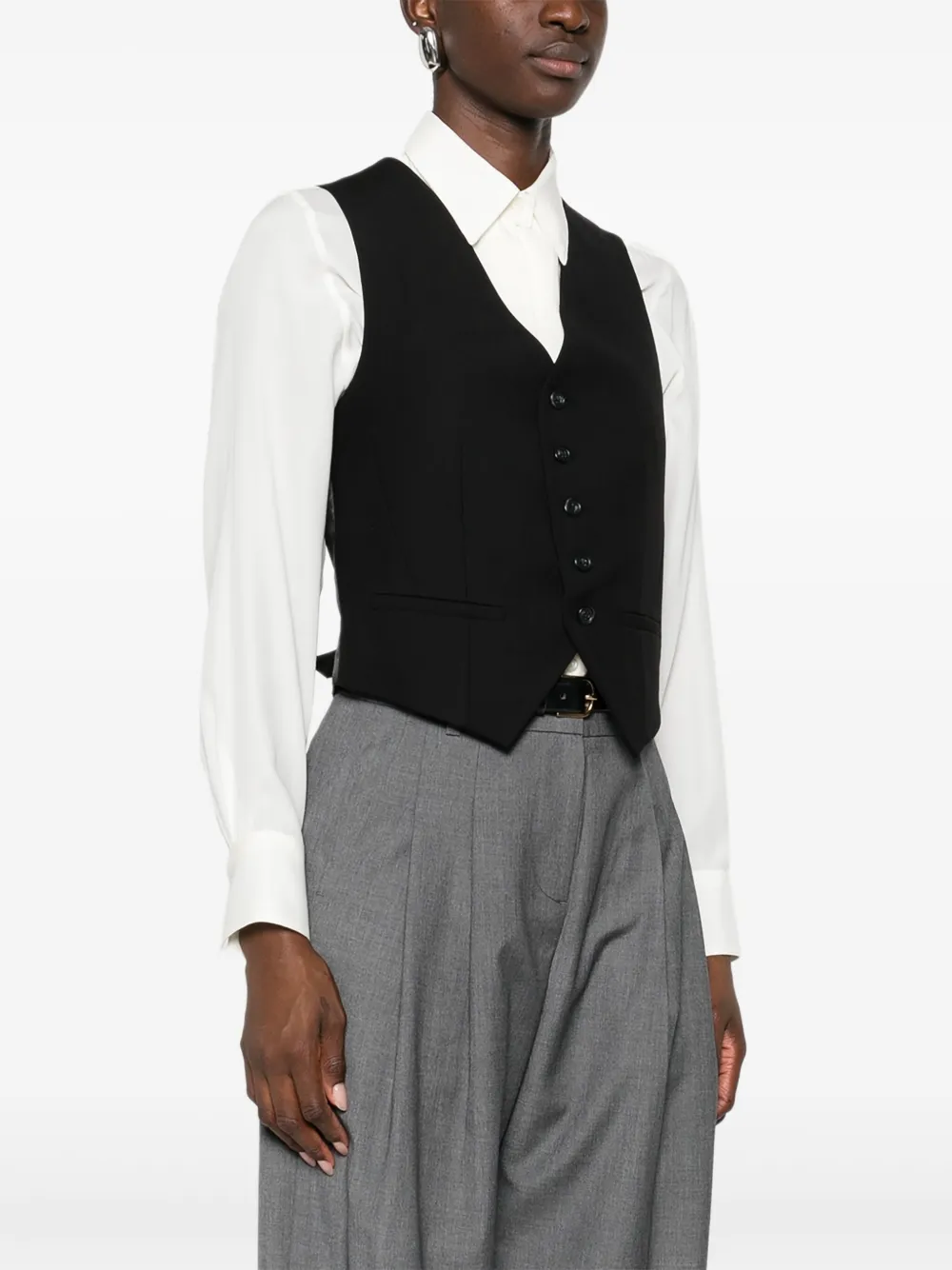 The Frankie Shop Gilet Zwart