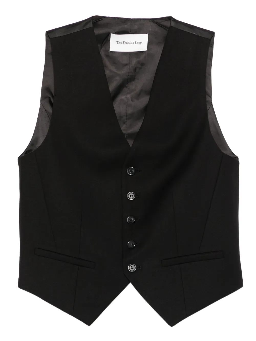 The Frankie Shop Gelso waistcoat - Black