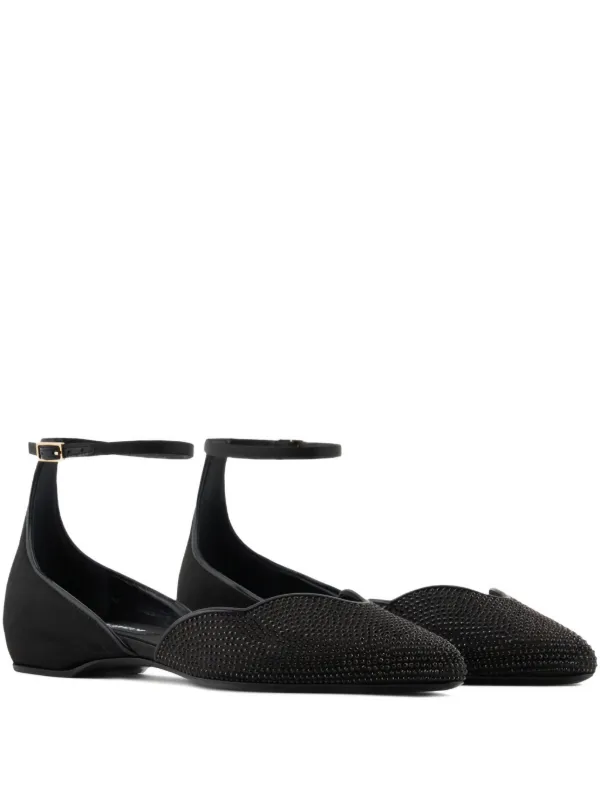 Giorgio Armani Embellished Pumps in Black
