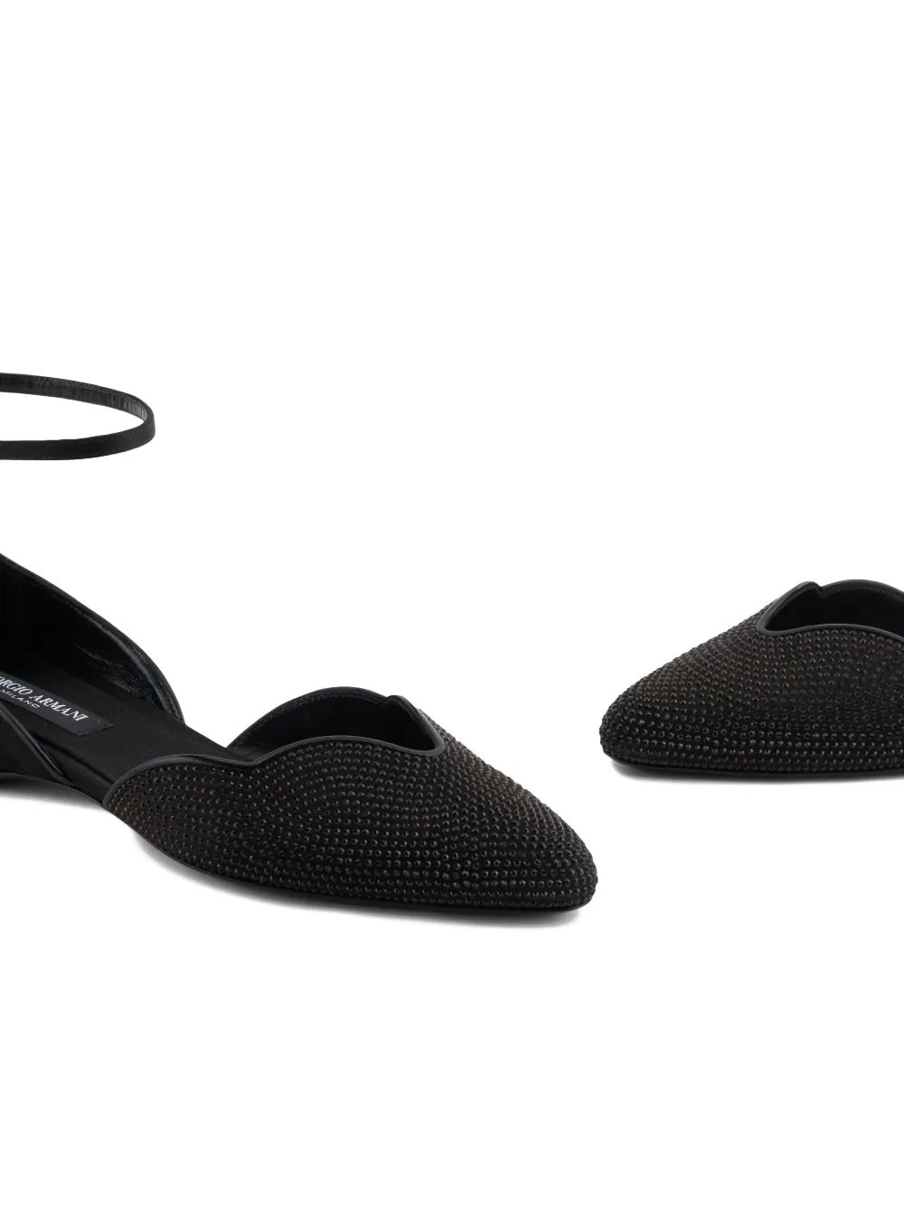 Giorgio Armani Verfraaide pumps Zwart