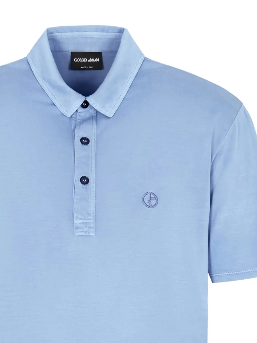 Giorgio Armani Poloshirt met logo - Blauw