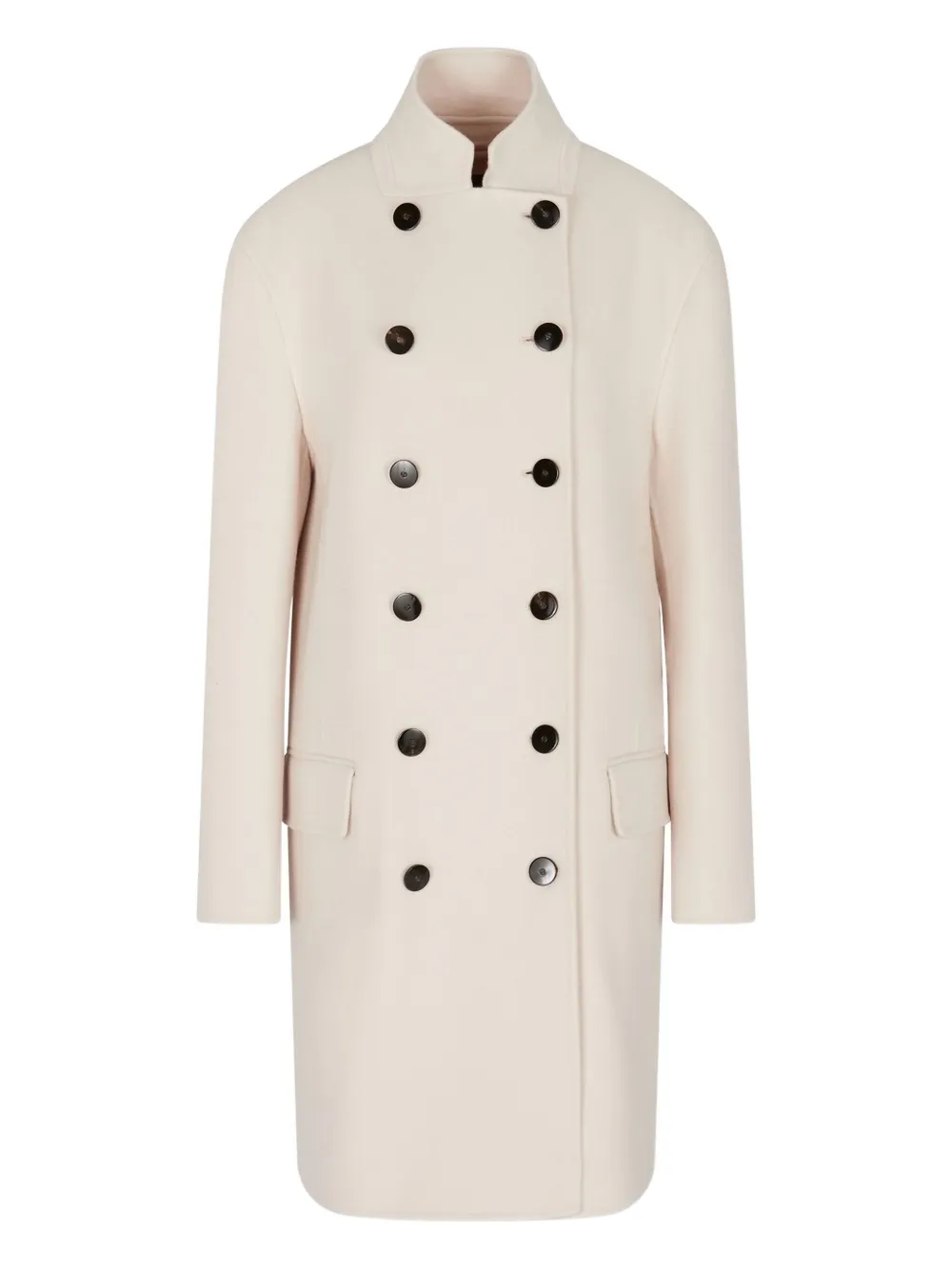 Giorgio Armani abrigo con doble botonadura | neutro | Image 1