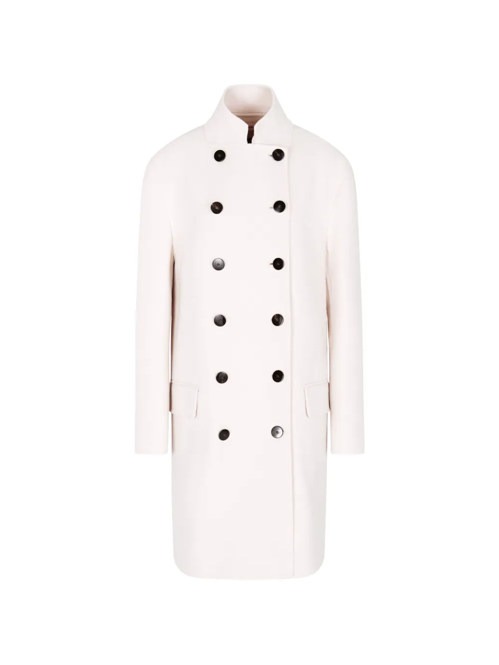 Giorgio Armani Jas met dubbele rij knopen Beige