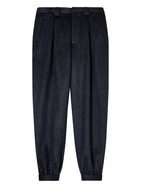 Giorgio Armani ribbed cuffed trousers