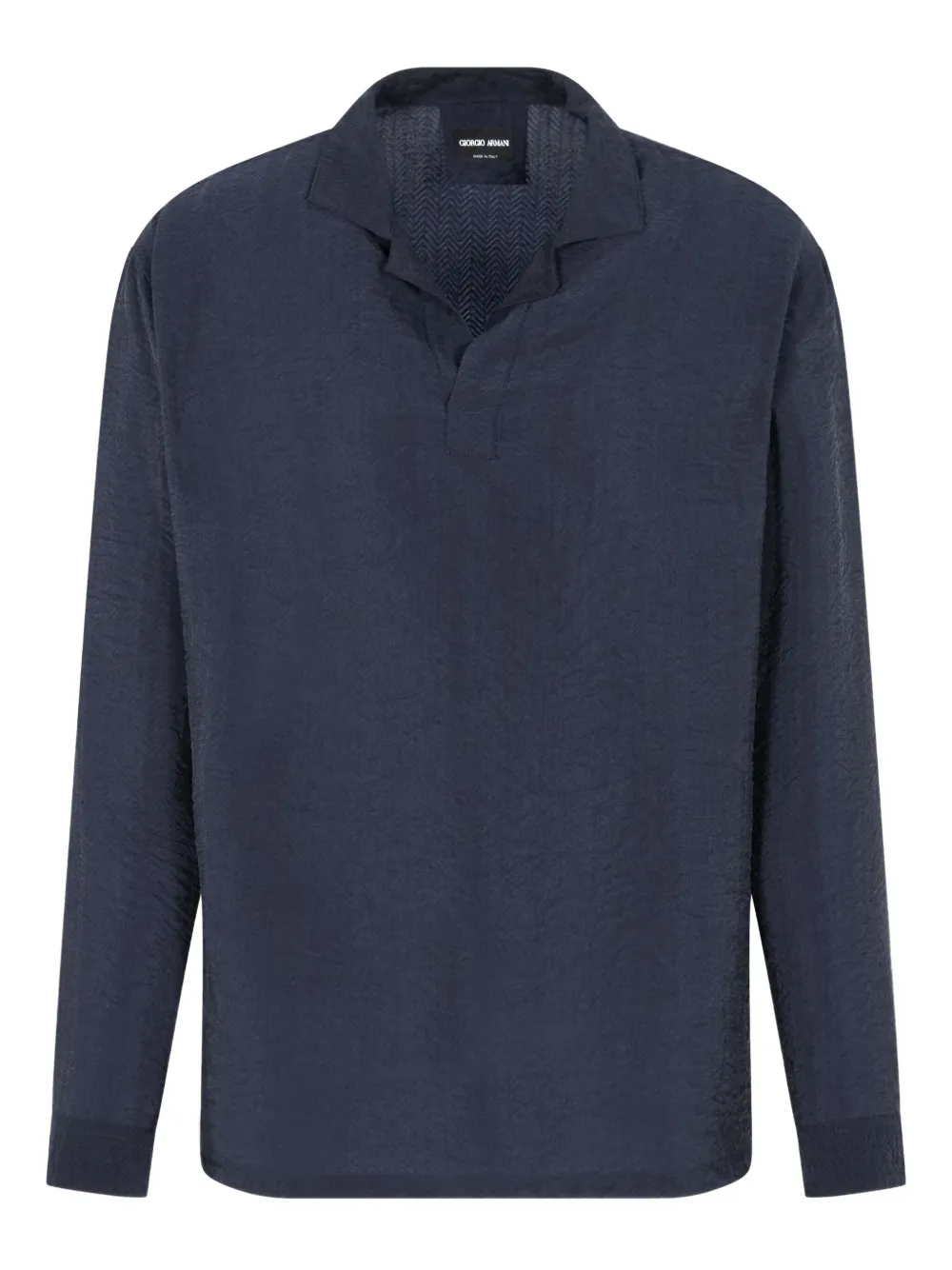 Giorgio Armani Polo a maniche lunghe - Blu