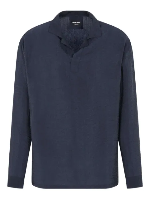 Giorgio Armani long-sleeve polo shirt