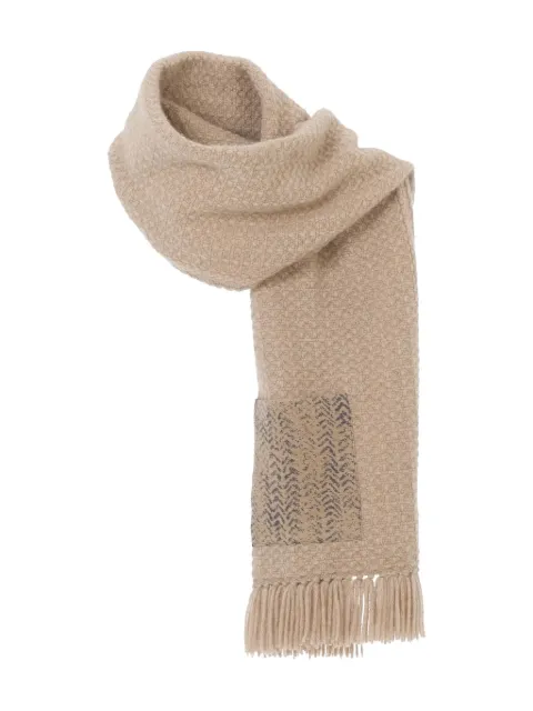 Giorgio Armani fringed-hem scarf