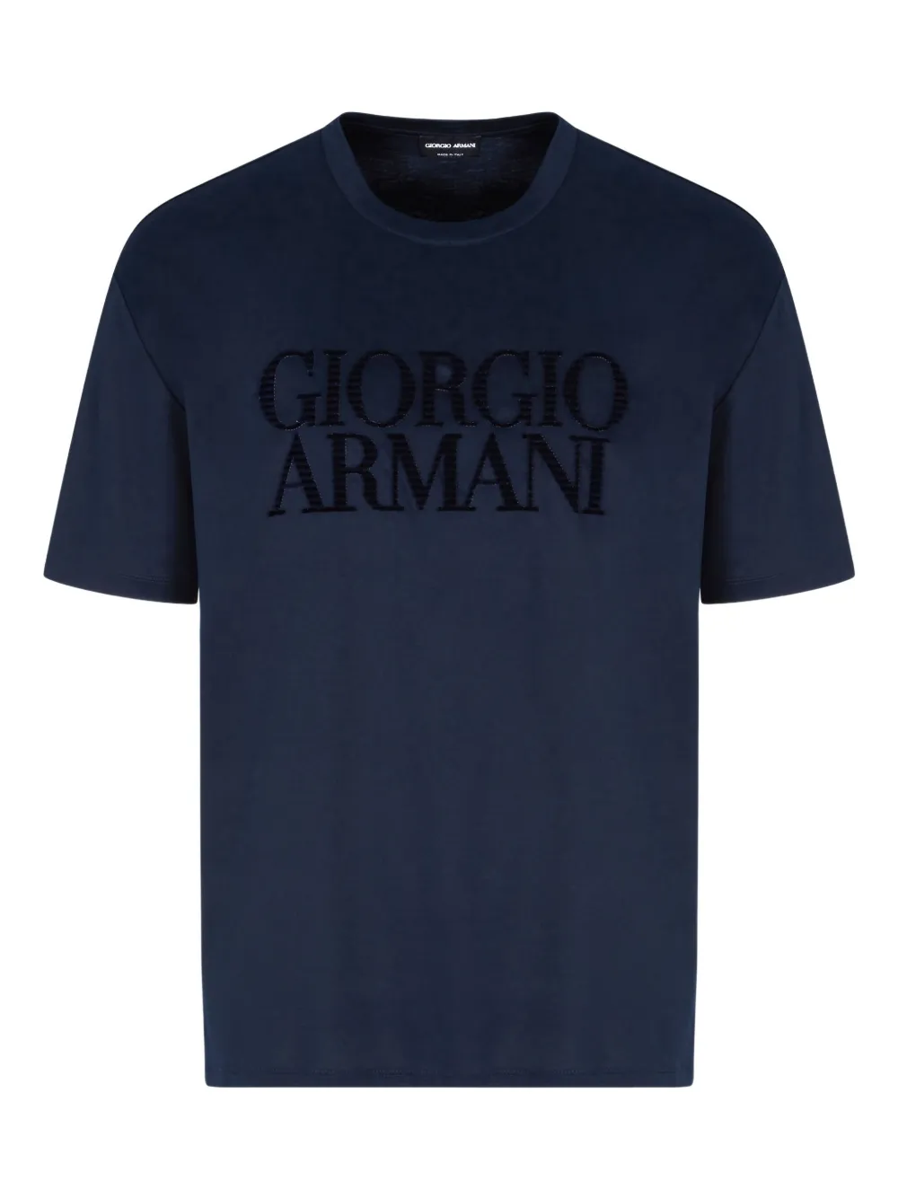 Giorgio Armani playera con logo afelpado | azul | Image 1