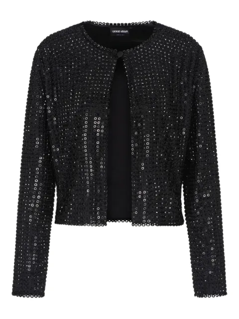 Giorgio Armani sequin-embellished shirt